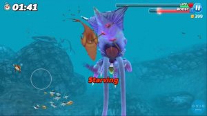 Boss Battle : Megalodon Vs. Colossal Squid Boss | Hungry Shark World