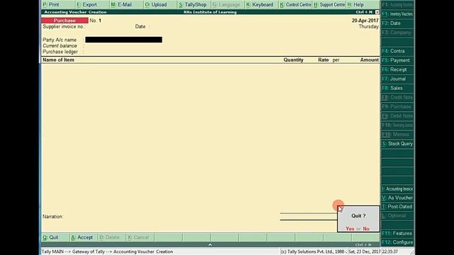 Creation of Sub-Users, Permissions Allowed By an Administrator in Tally смотреть онлайн