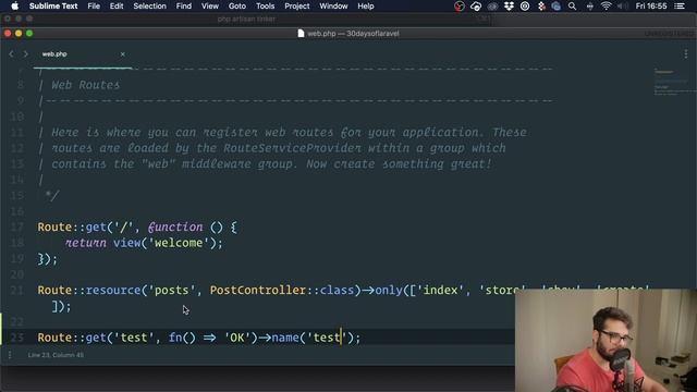 The Route Helper — 30 Days of Laravel: Day 6 смотреть онлайн