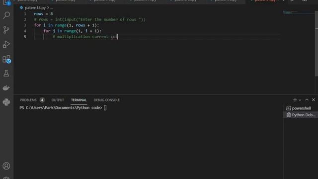 Multiplication table pattern in python | Python Pattern Series смотреть онлайн
