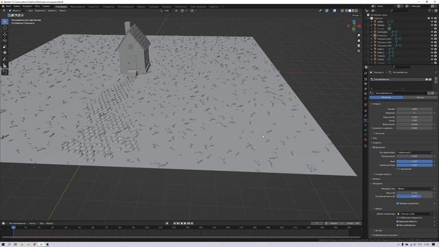 Трава системой частиц за 5 минут в blender смотреть онлайн
