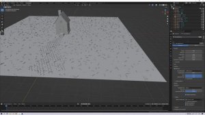 Трава системой частиц за 5 минут в blender