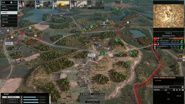 THE LAST BATTLE! Steel Division 2 Gameplay - Historical Mission (Axis, 2v2 Hardest AI) смотреть онлайн