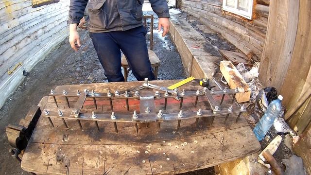 Борона для мотоблока.Изготовление своими руками от металла до готового изделия. смотреть онлайн