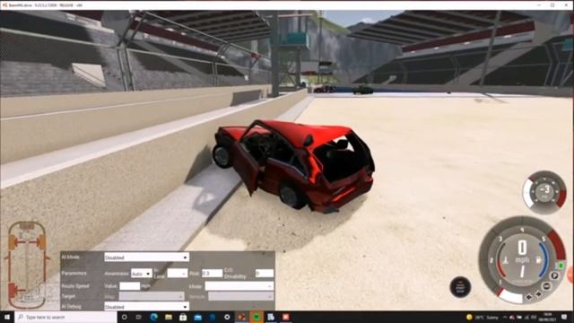 BeamNG drive VW Polo mod test смотреть онлайн