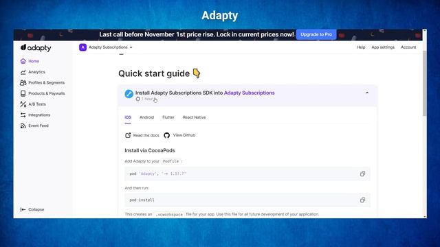 Flutter In App Subscriptions With Adapty смотреть онлайн