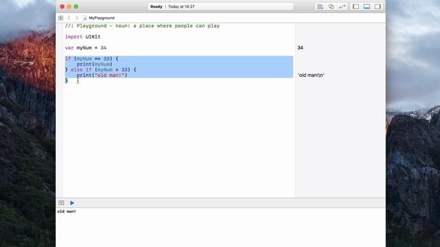 Learn Swift for iPhone Apps - Logic - If Else and Switch Case 6/11 смотреть онлайн