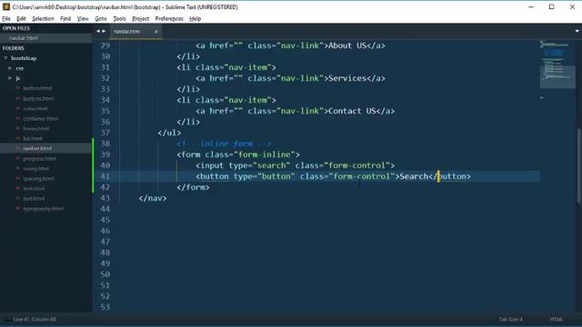 17 inline form in bootstrap смотреть онлайн