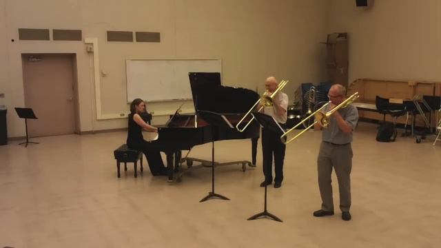 Randall Hawes and Douglas Yeo, bass trombone смотреть онлайн