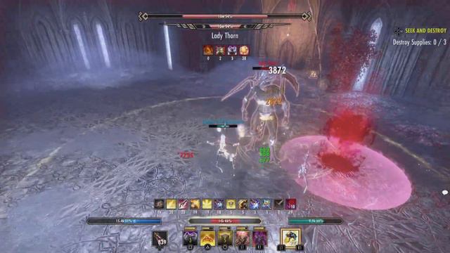 World Fastest SOLO Veteran Hardmode Castle Thorn | ESO PS5 смотреть онлайн