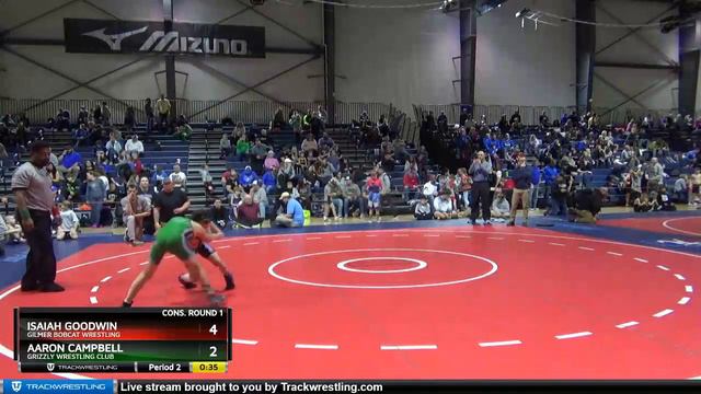 Intermediate 84 Aaron Campbell Grizzly Wrestling Club Vs Isaiah Goodwin Gilmer Bobcat Wrestling смотреть онлайн