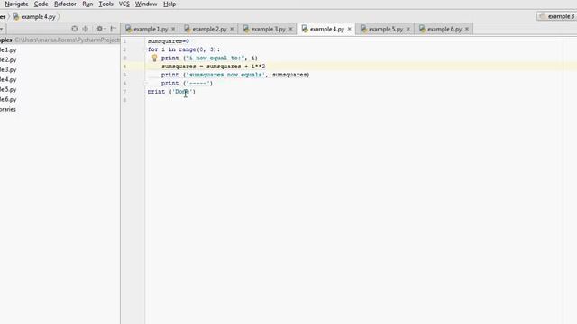 Loops 4 - for loop example Python - Adding squares of numbers смотреть онлайн