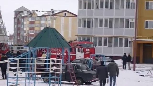 Взрыв газа в г.Строитель 26.02.2012 смотреть онлайн