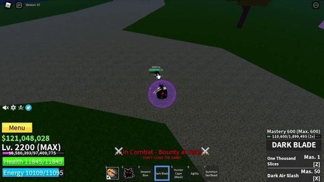 『Dark Blade + Death Step』Bounty Hunting Montage | Blox Fruits | Update 17 | GL Roblox