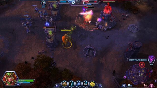Heroes of the Storm (Gameplay) - Lunara Build Guide Update (HotS Quick Match) смотреть онлайн