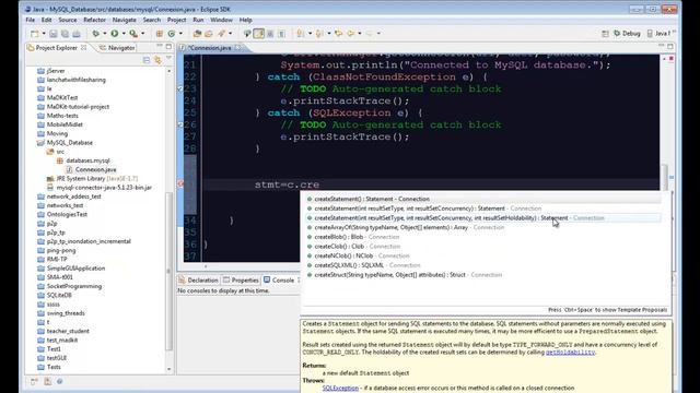 MySQL Database Connection in Java الإتصال بقاعدة بيانات MySQL باستخدام لغة البرمجة جافا Java смотреть онлайн