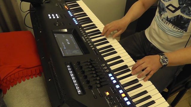 Fiction Factory " Feels Like Heaven " Top cover Yamaha Genos смотреть онлайн