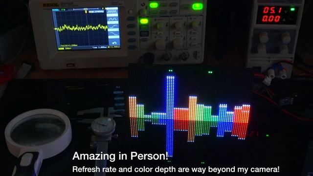 Desktop Audio Visualizer - Spectrum Analyzer - ESP32