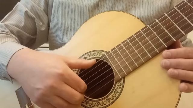 Упражнение для большого пальца (Р). Постановка правой руки гитариста.Упражнение для большого пальца смотреть онлайн