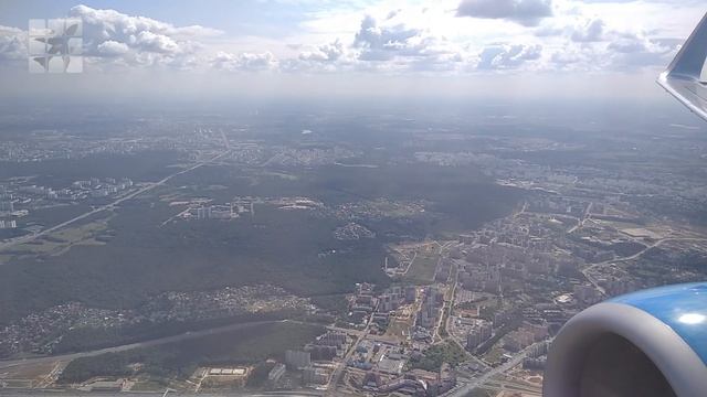 Взлет из Санкт-Петербурга (Пулково) и посадка в Москве (Внуково), лето 2021