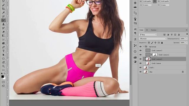 Подготовка студийного портрета к продаже на стоке. Photoshop speed x7 смотреть онлайн