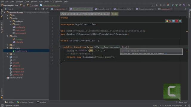 Twig - Symfony 4 Flex ( #Основы 2 ) смотреть онлайн