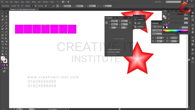 How To Use Adobe Illustrator Blend Tool । Bangla Tutorial смотреть онлайн