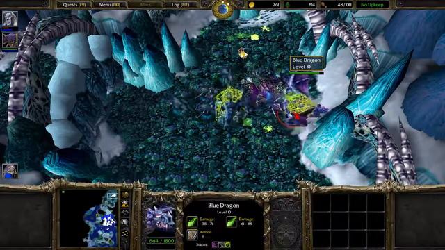 Warcraft 3 Frozen Throne - Undead Campaign - The Return to Northerend - Hard смотреть онлайн