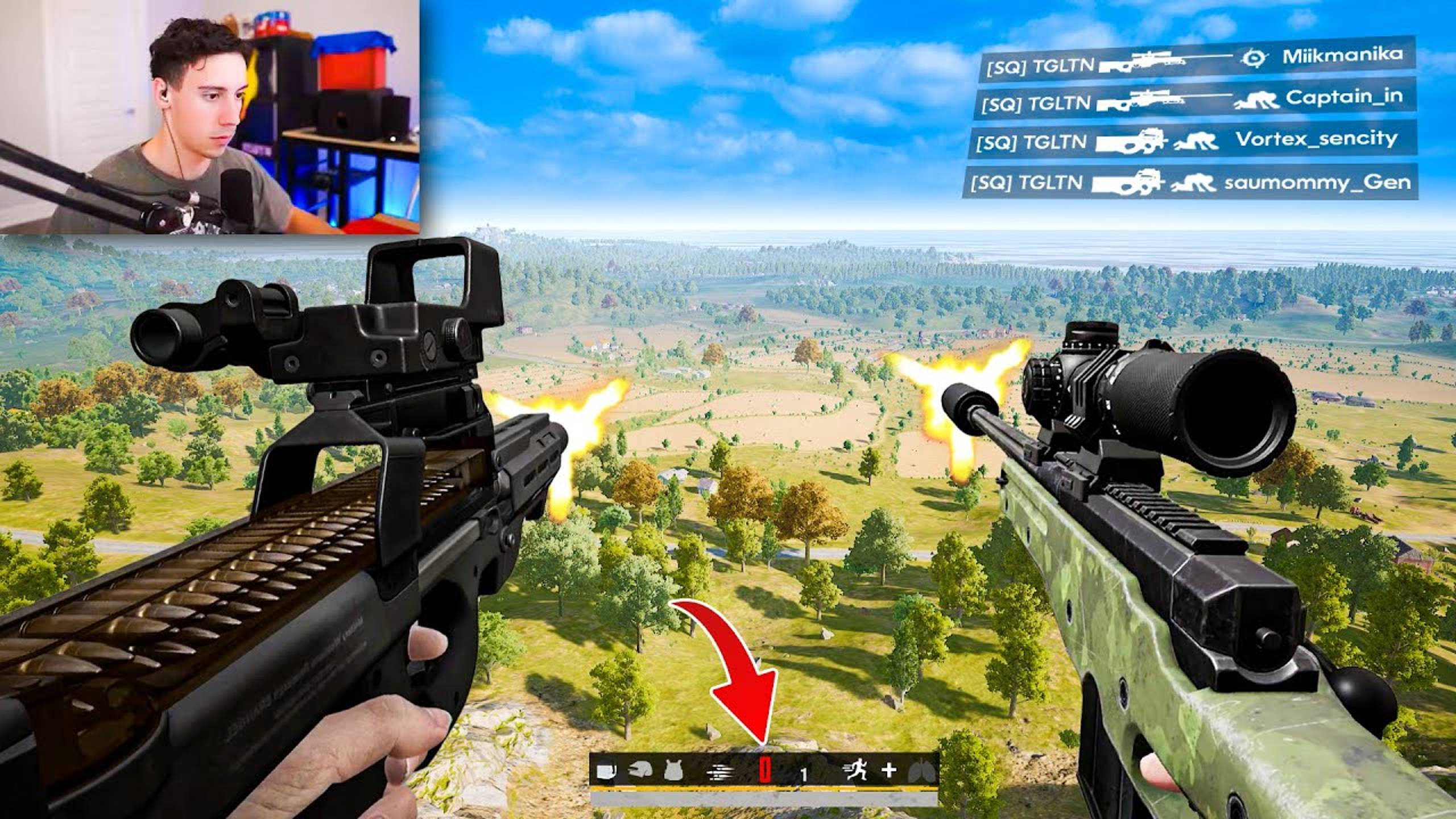 TGLTN Runs The Best But Also The Worst Loadout In PUBG (P90 + AWM)