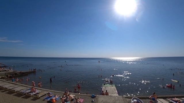 Анапа. Галечный пляж. смотреть онлайн