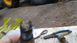 JCB 4cx, замена подушек скольжения телескопа