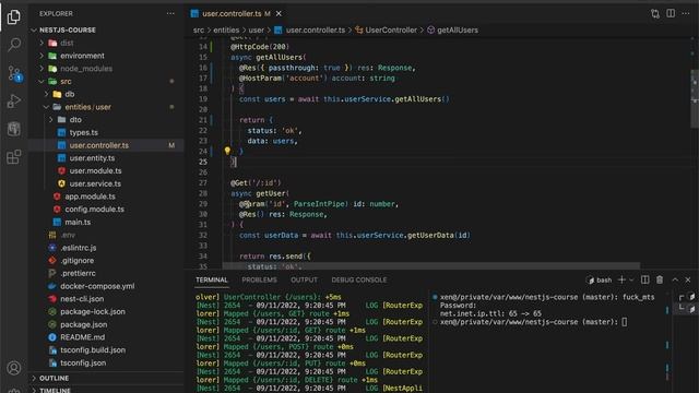 Курс NestJS (#5): контроллеры, провайдеры, Inversion of Control и Dependency Injection смотреть онлайн