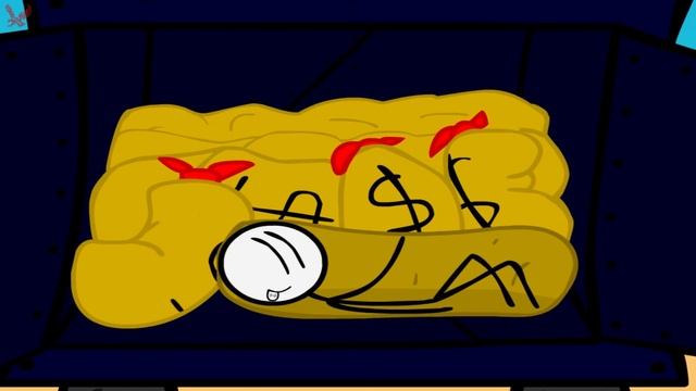 Breaking the Bank Stickman Gameplay - Henry Stickman Funny Gameplay смотреть онлайн