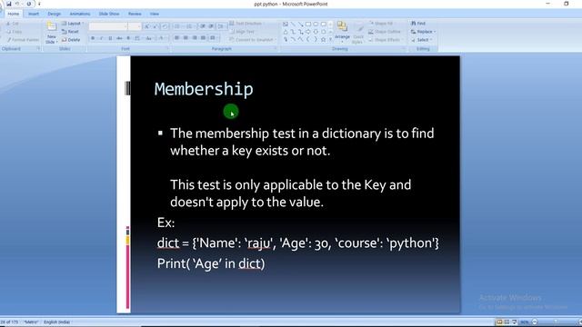 21. Dictionary creation ,operations ---- Python programming смотреть онлайн