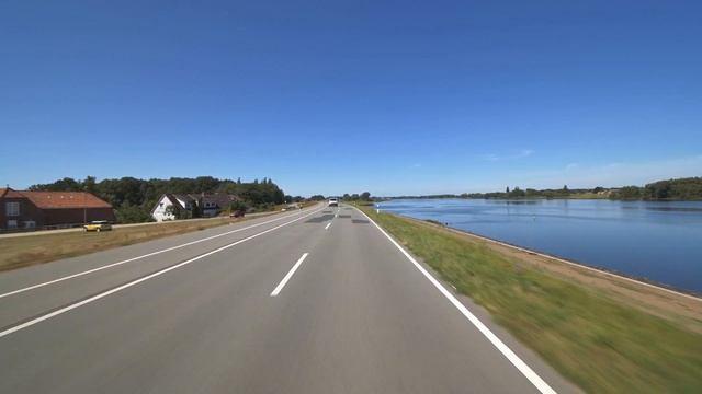 Winsen (Luhe), Landkreis Harburg, Germany: Laßrönner Dorfstraße, Elbuferstraße - 4K (UHD/2160p/60p) смотреть онлайн