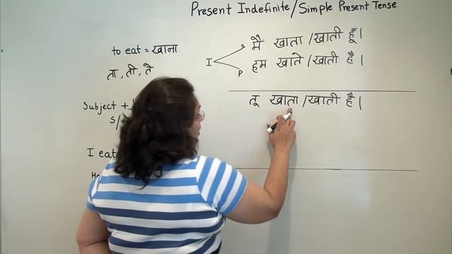 Hindi Grammar: The present indefinite tense смотреть онлайн