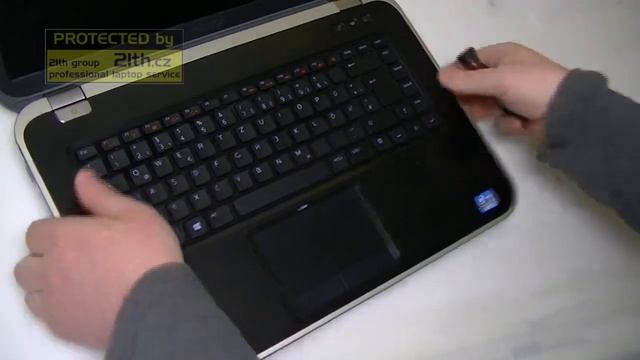 How to replace keyboard on DELL Inspirion 7520, DIY keyboard replacement смотреть онлайн