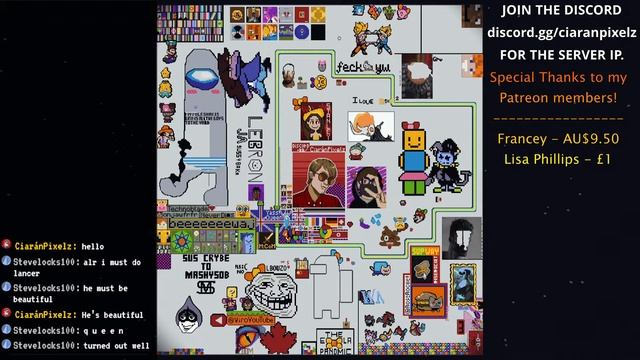 VIEWERS CAN PLACE ON THE CANVAS! | CiaránPixelz Place Day 4 (r/place in Minecraft) смотреть онлайн