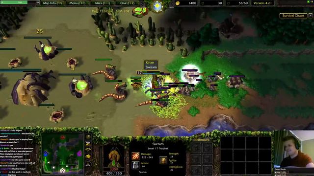 Warcraft: Survival Chaos 4.21 #7 Silithid | Dune worms vs 3 mechanics races | Silithid strong?! смотреть онлайн