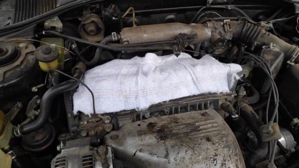 Раскоксовка ДВС на авто ЛАВР Ml 203 пробуем