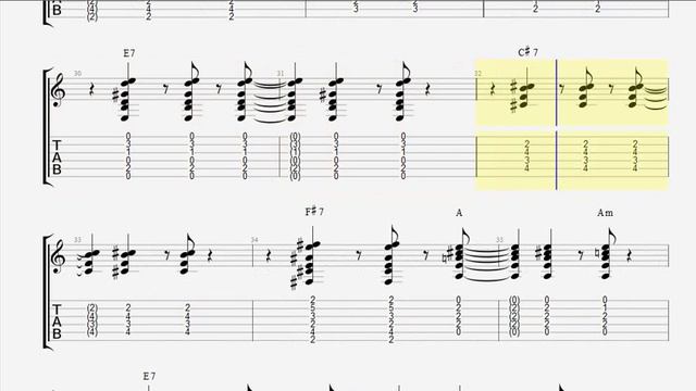 Beatles The   I Call Your Name GUITAR 2 TABLATURE