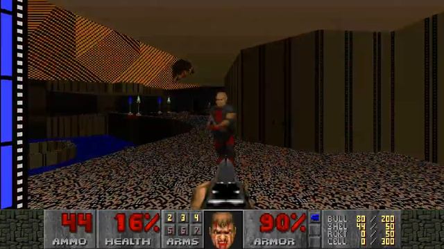 ECADOOM #3 Doom 2 Map03 "The Gantlet" смотреть онлайн