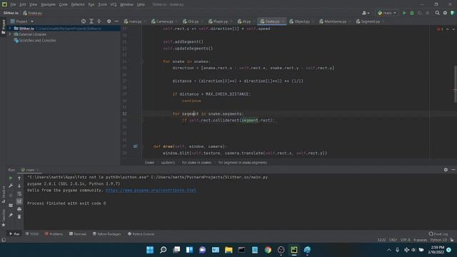 Programming Slither.io in Python - Snake Combat смотреть онлайн
