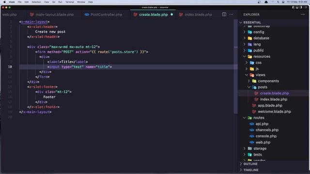 #17 Forms and CSRF Token | Laravel 9 Essentials | Laravel 9 Tutorial смотреть онлайн