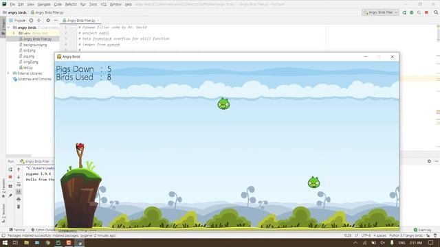 Angry Birds Python смотреть онлайн