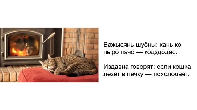 Коми-зырянский язык. Мини-рассказ о деревенских кошках. смотреть онлайн