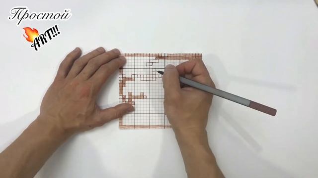 Рисунок по клеткам орел. Антистресс рисунок цветными карандашами. Простой АРТ как рисовать орла. смотреть онлайн