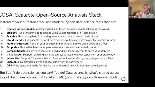 SOSA: The Scalable Open-Source Analysis Stack смотреть онлайн