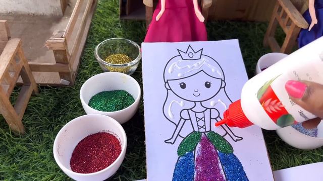 Glitter Art Princess By Mona Lisa #classicminifood #bunty смотреть онлайн