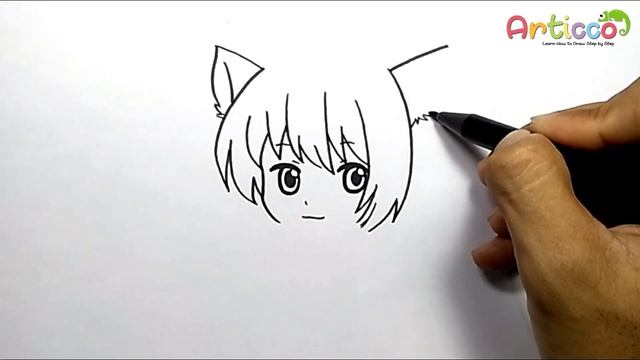 How To Draw Kawaii Neko Cat Girl || Anime Cat Girl #Anime смотреть онлайн